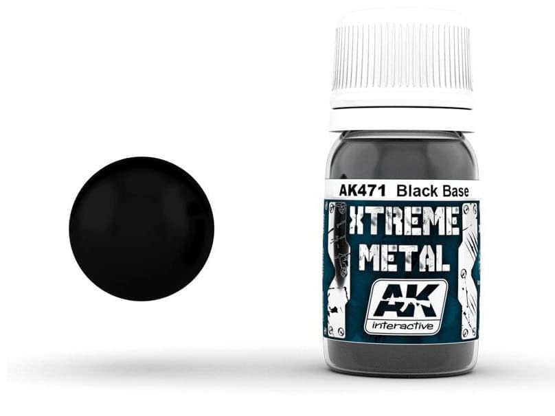 Amazon.com: AK AK471 Xtreme Metal Black Base (30ml) : Beauty